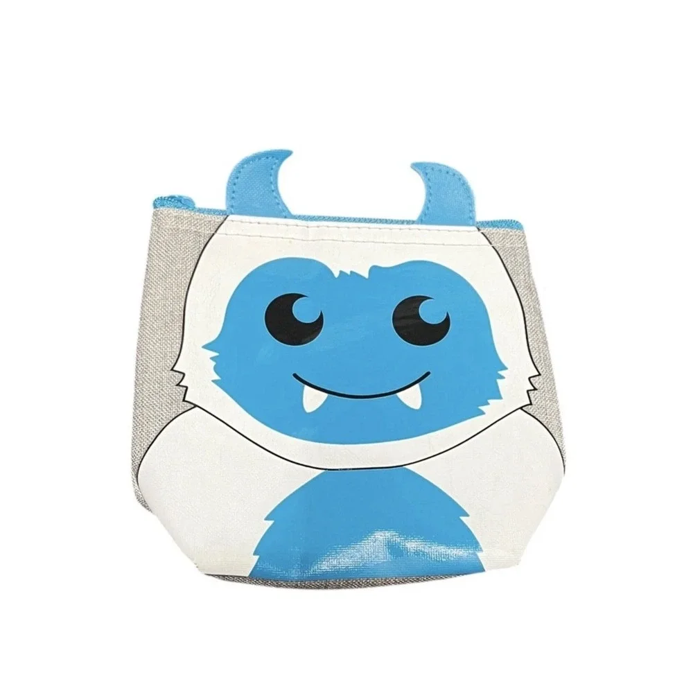 Thirty-One 31 Cool Zip Snacker Yeti Snow Monster Washable Mini Snack Pouch